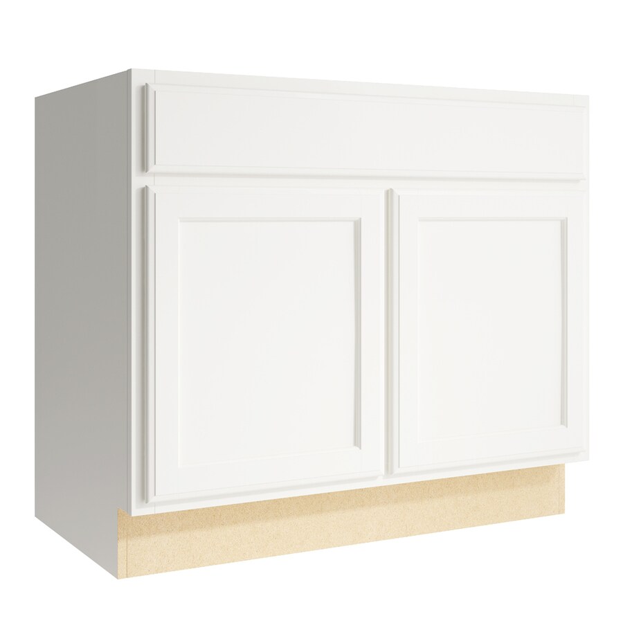Shop KraftMaid Momentum Kingston 36in Cotton Bathroom Vanity