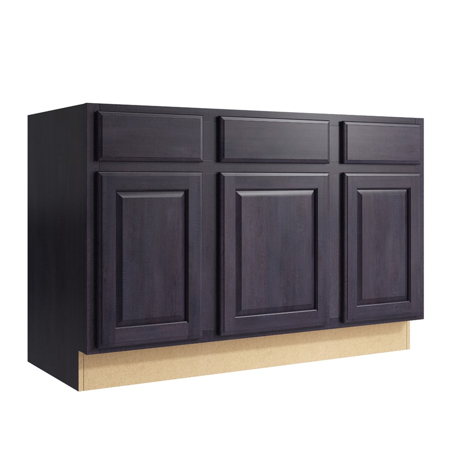 KraftMaid Momentum Settler 48-in Dusk Bathroom Vanity Cabinet at Lowes.com