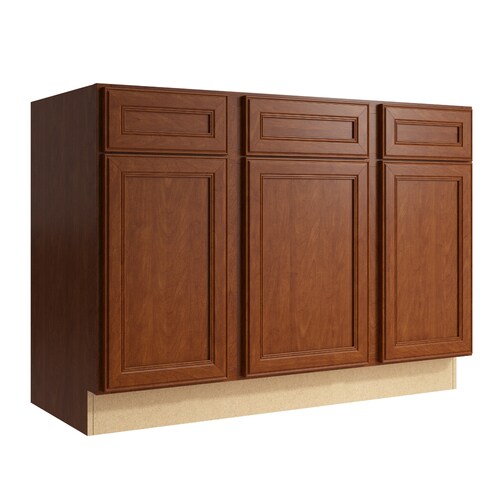 KraftMaid Momentum Bellamy 48-in Sable Bathroom Vanity ...