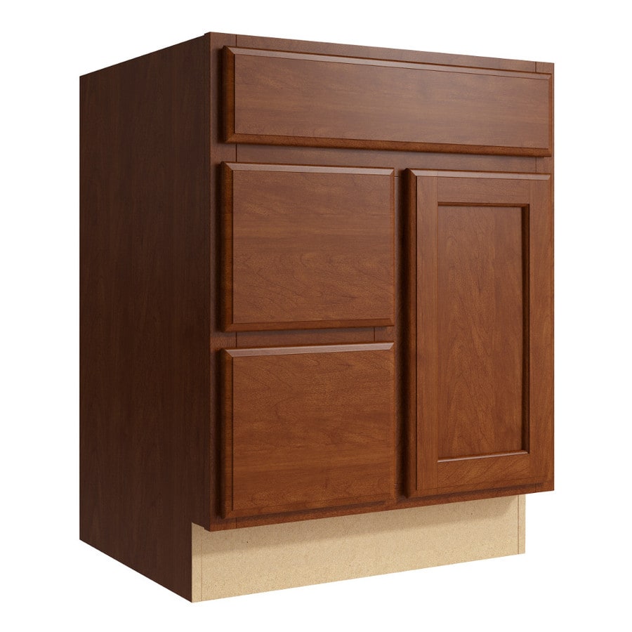 KraftMaid Momentum Kingston 24in Sable Bathroom Vanity at