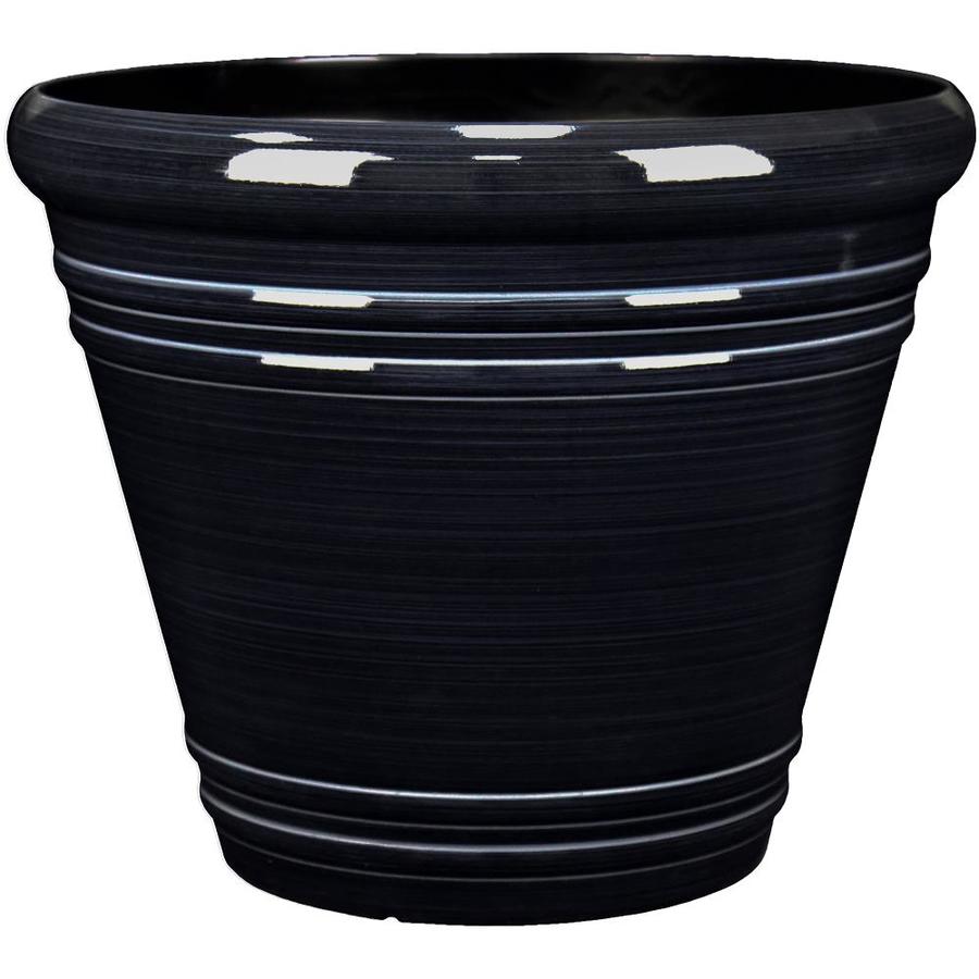 Garden Treasures 13 31 In W X 11 61 H Navy Blue Resin Planter At Garden Treasures 13 31 In W X 11 61 H Navy Blue Resin Planter