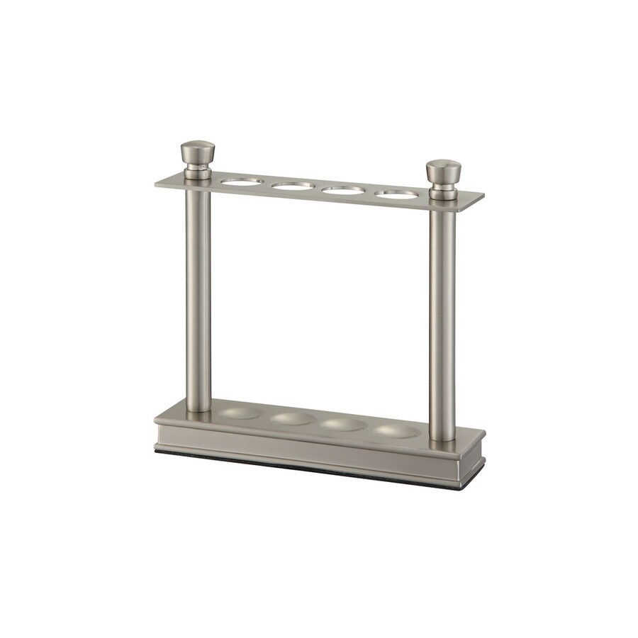 Allen Roth Aldercy Brushed Nickel Metal Toothbrush Holder At Allen Roth Aldercy Brushed Nickel Metal Toothbrush Holder