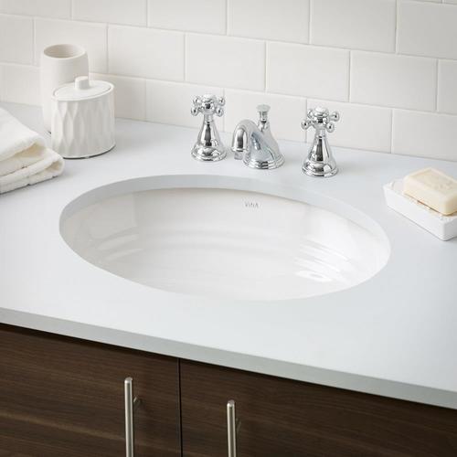 Cheviot Sienna Undermount Sink White Porcelain Undermount Oval Bathroom   886695000064xl 