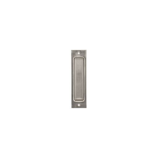 National Hardware 0.9375in Satin Nickel Sliding Closet Door Pull at