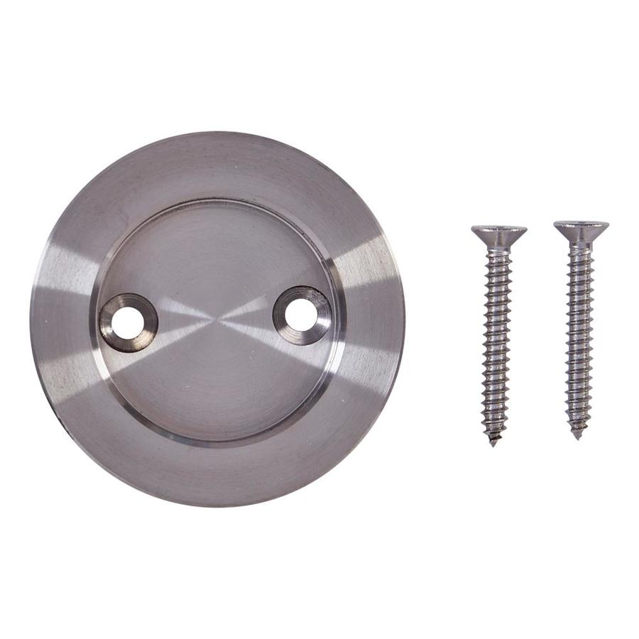 National Hardware 2 125 In Satin Nickel Pocket Door Pull At Lowes Com