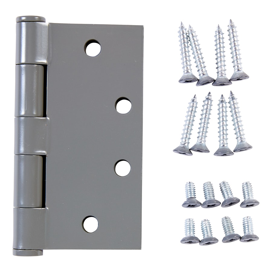 National Hardware 41/2in Primed Mortise Door Hinge in the Door Hinges