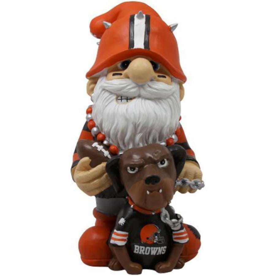 FOCO 11-in H Cleveland Browns Garden Statue at