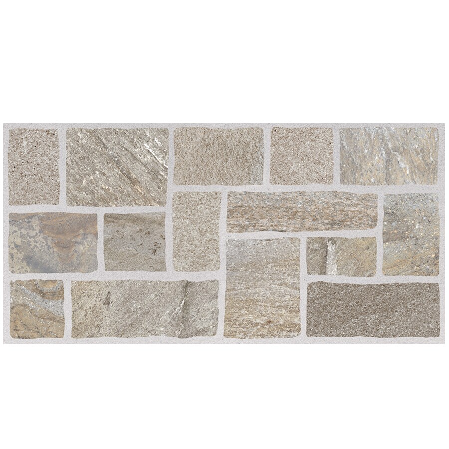 Style Selections 0487333 Nutrasand Tusk Glazed Porcelain Granite Tile (1.94-sq. ft/ Piece)