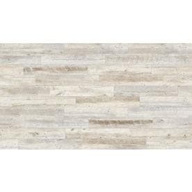 Tile At Lowes Style Selections Natural Timber Whitewash Porcelain Wood Look Floor And Wall Tile Common 6