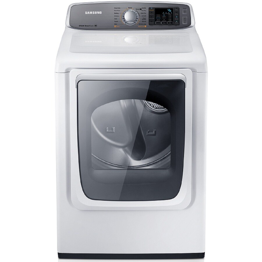 Samsung 7.4cu ft Steam Cycle Electric Dryer (White) in the Electric