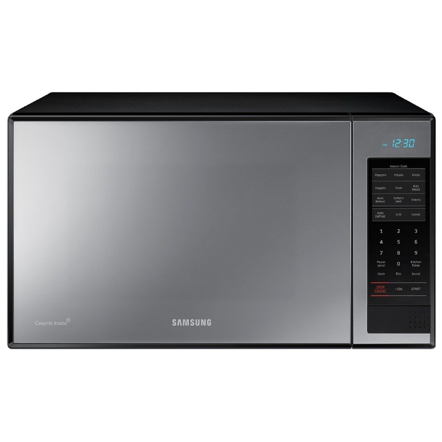 Samsung 1 4 Cu Ft 950 Countertop Microwave Gloss At Lowes Com