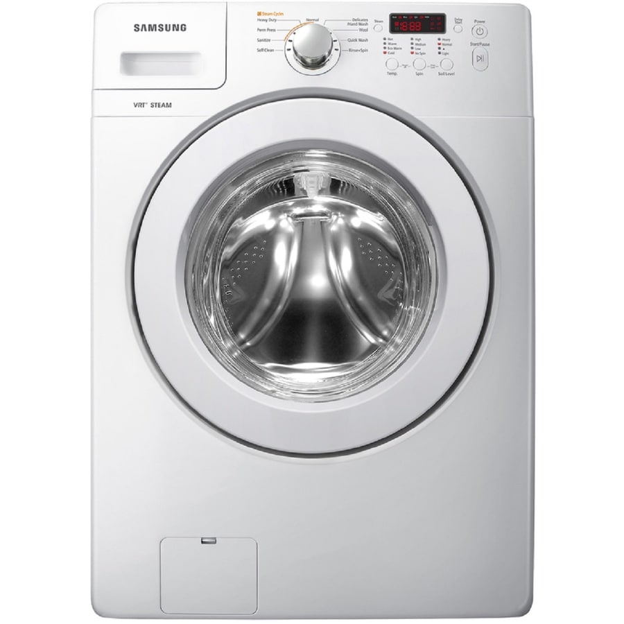 Samsung 3 6 Cu Ft Stackable Front Load Washer With Steam Cycle Samsung 3 6 Cu Ft Stackable Front Load Washer With Steam Cycle White