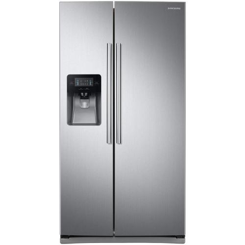 Samsung 24.52-cu ft Side-by-Side Refrigerator with Ice Maker (Stainless ...