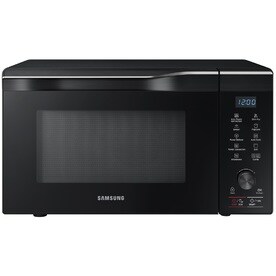 Countertop Microwaves At Lowes Samsung 1 Cu Ft 1700 Watt Countertop Convection Microwave Black Stainless Steel
