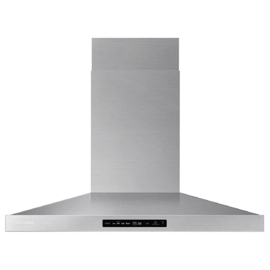 Samsung 36-in Ducted Stainless Steel Wall-Mounted Range Hood (Common ...