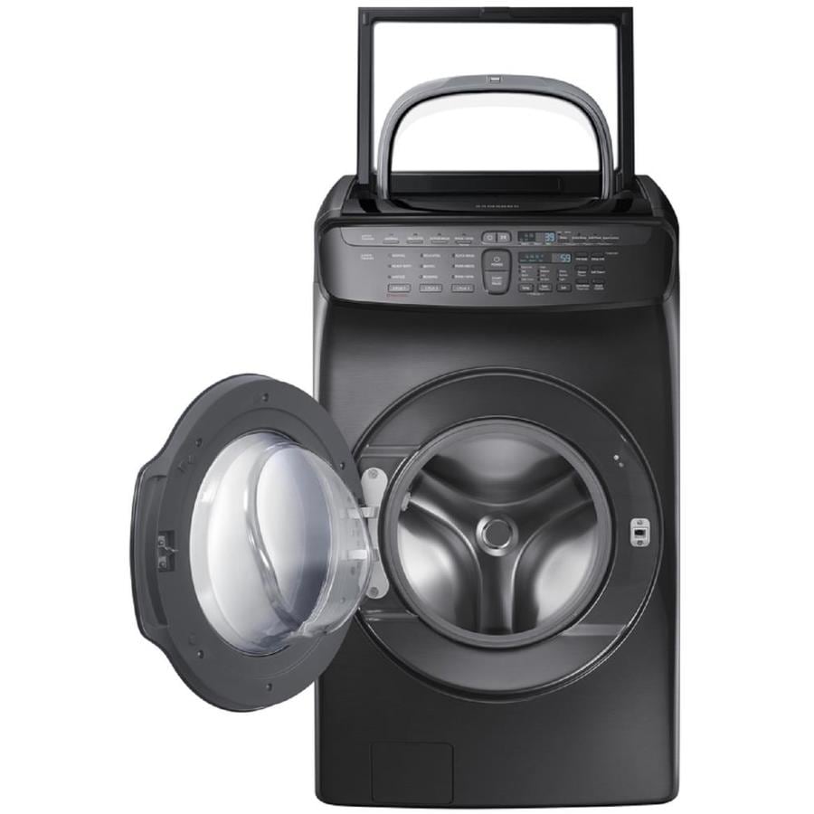 Samsung FlexWash 5.5 Total-cu Ft High Efficiency Front-Load Washer ...