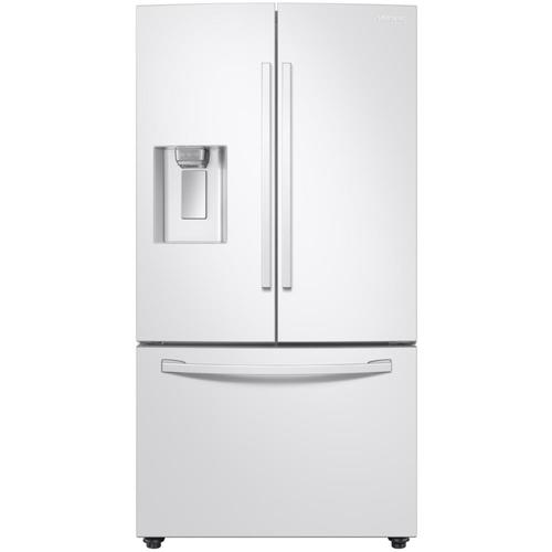 Samsung 28 Cu Ft French Door Refrigerator With Ice Maker White Energy Star At Lowes Com