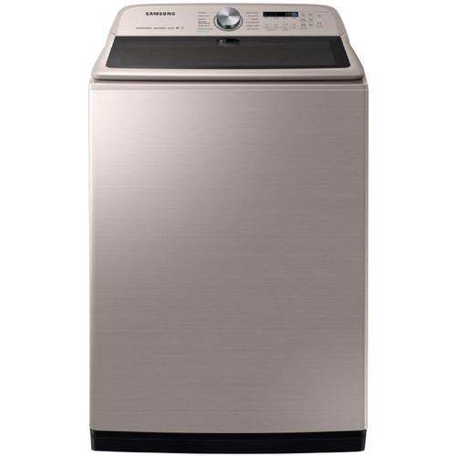 Samsung 5.4-cu ft High Efficiency Top-Load Washer (Champagne) ENERGY STAR at Lowes.com