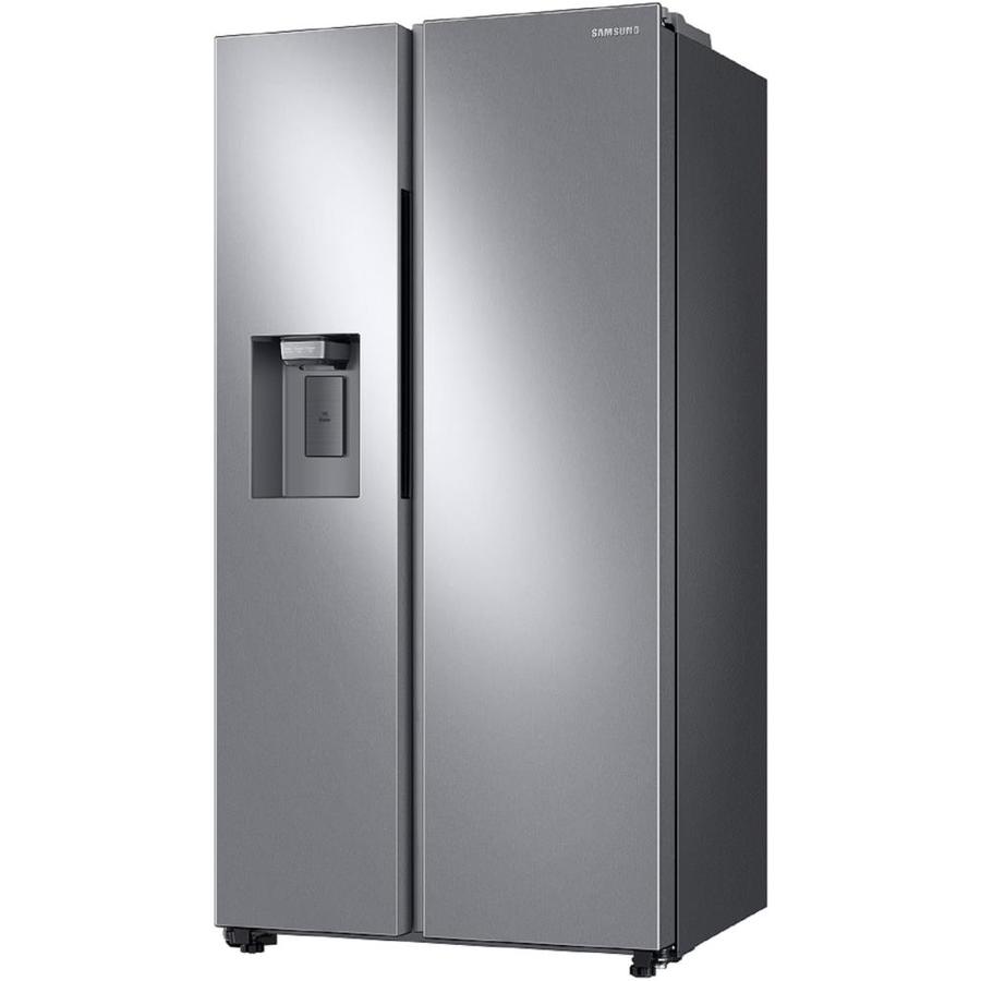 Samsung 22-cu ft Counter-Depth Side-by-Side Refrigerator with Ice Maker ...