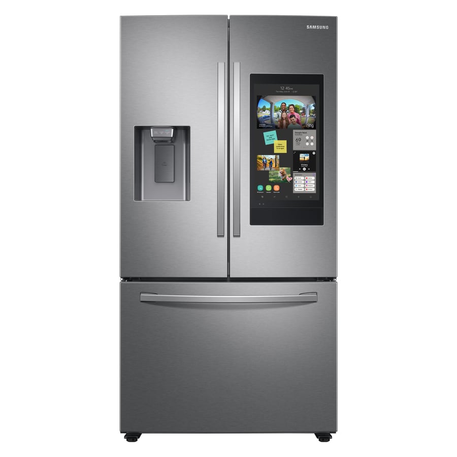 samsung black stainless steel refrigerator french door sale