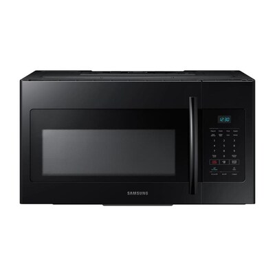 Samsung 1 6 Cu Ft Over The Range Microwave Black Common