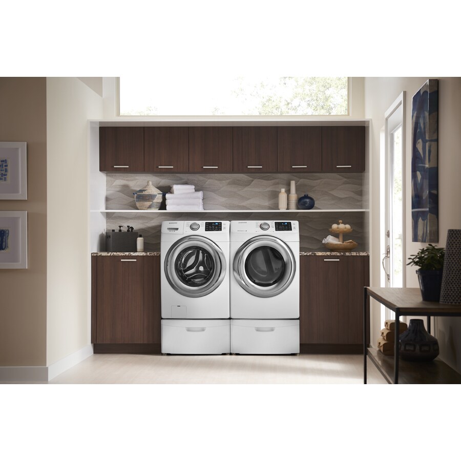 Samsung 4-cu ft High Efficiency Stackable Steam Cycle Front-Load Washer ...