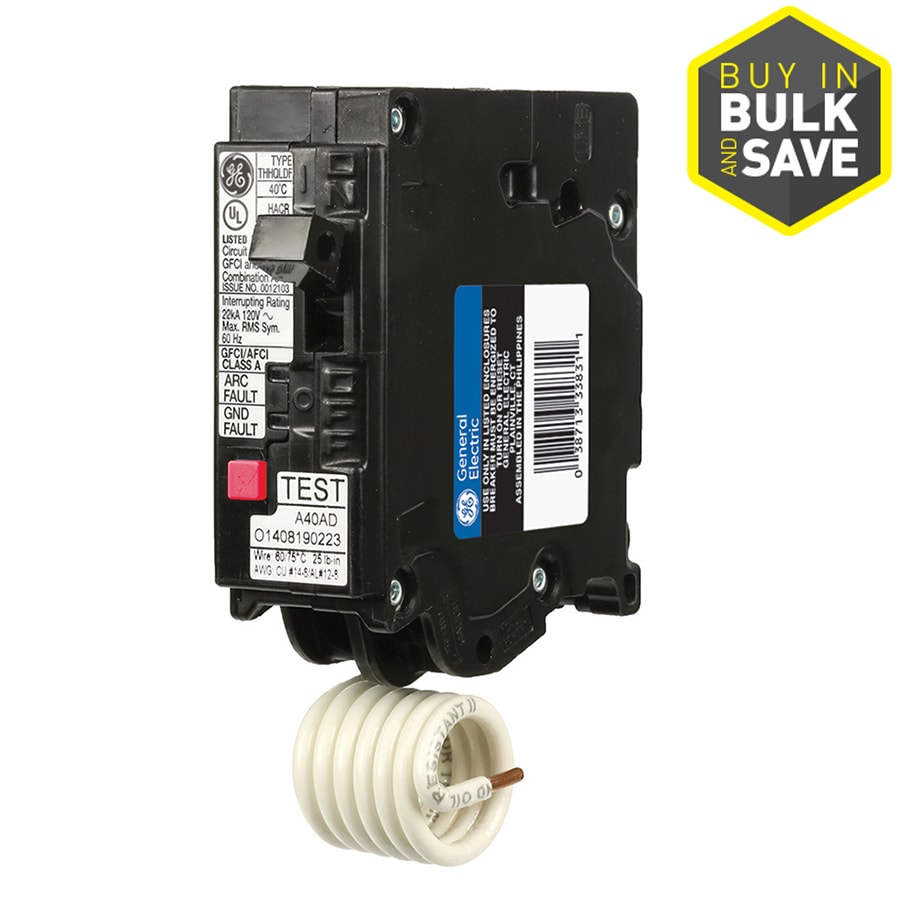 GE THQL1115AFP2 15-AMP 1P 120VAC DUAL FUNCTION CB