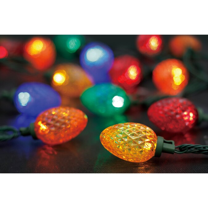 Illuminations 30-Count 19.3-ft Multi-Function Multicolor LED Plug-In ...