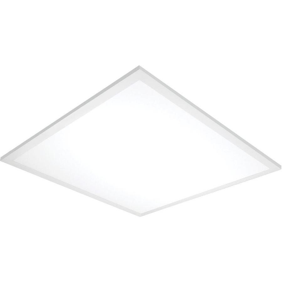 24-in x 24-in x 3-in LED Flat Panel Light Troffer in the Troffers ...