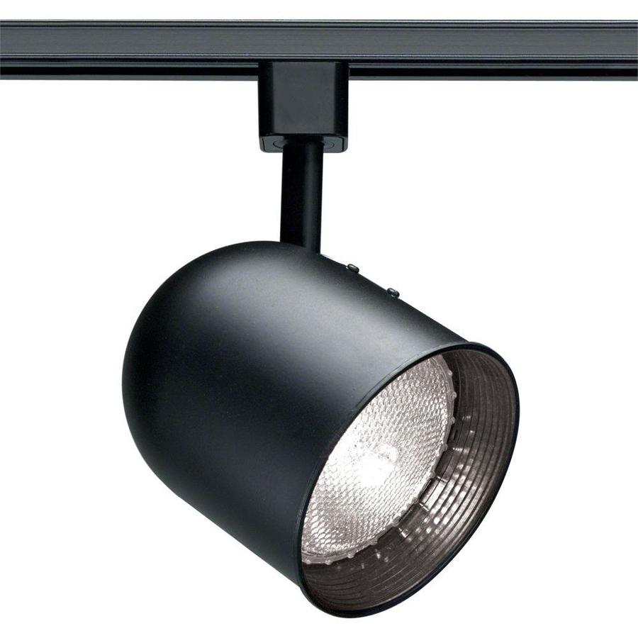 1Light Black Flat Back Head(s) Track Lighting Head in the Track Lighting Heads department at