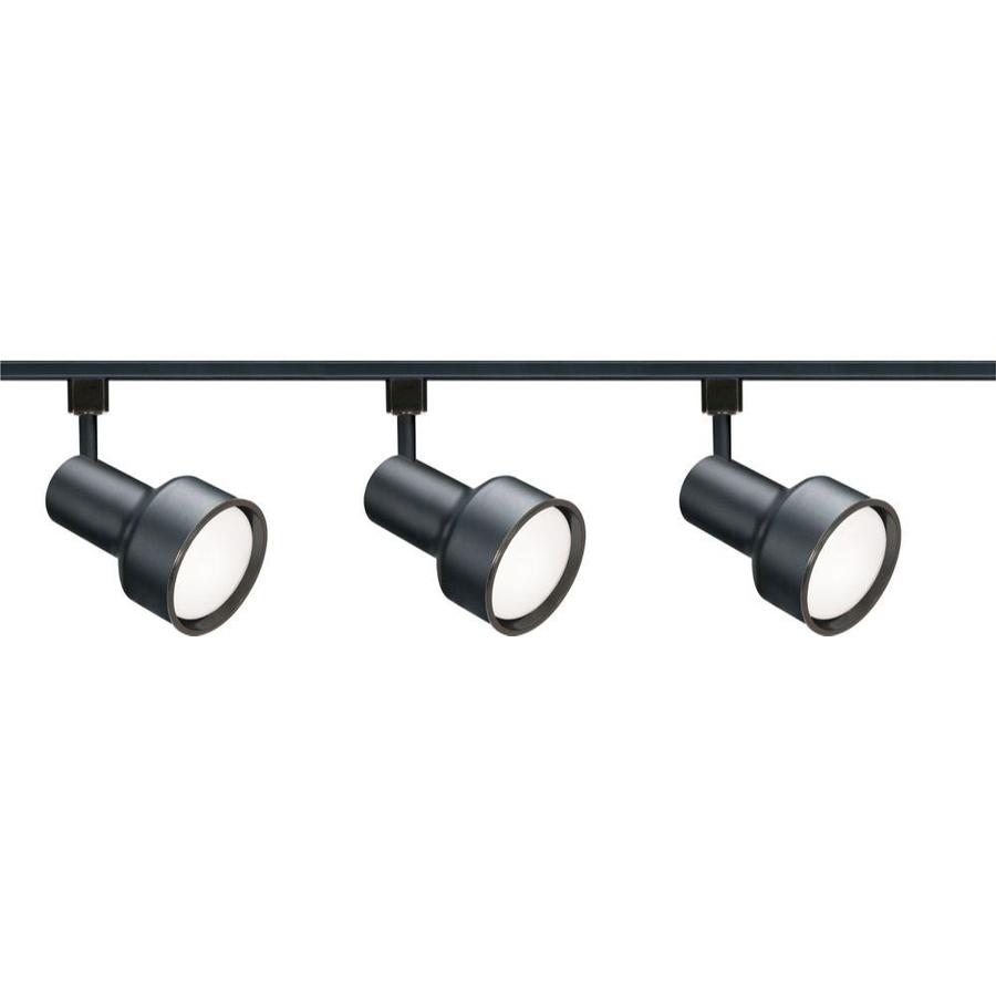 3-Light 48-in Black Standard Linear Track Lighting Kit in the Linear ...