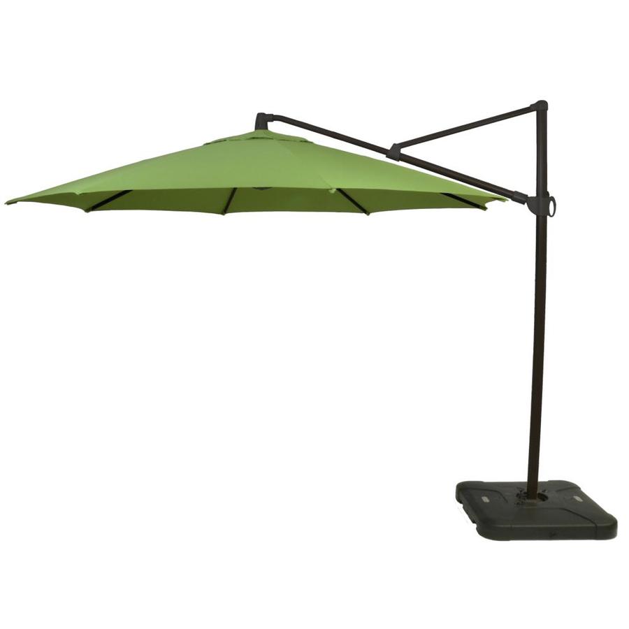 Plantation Patterns 9 Ft Round Linen With Light Wood Steel Frame Push Button Tilt Market Patio Umbrella In The Patio Umbrellas Department At Lowes Com