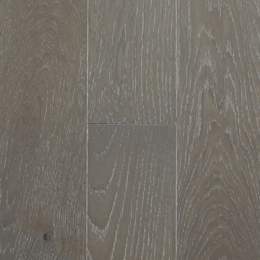 Green Leaf 5-in Wide x 1/2-in Thick Oak Still Gray Wirebrushed