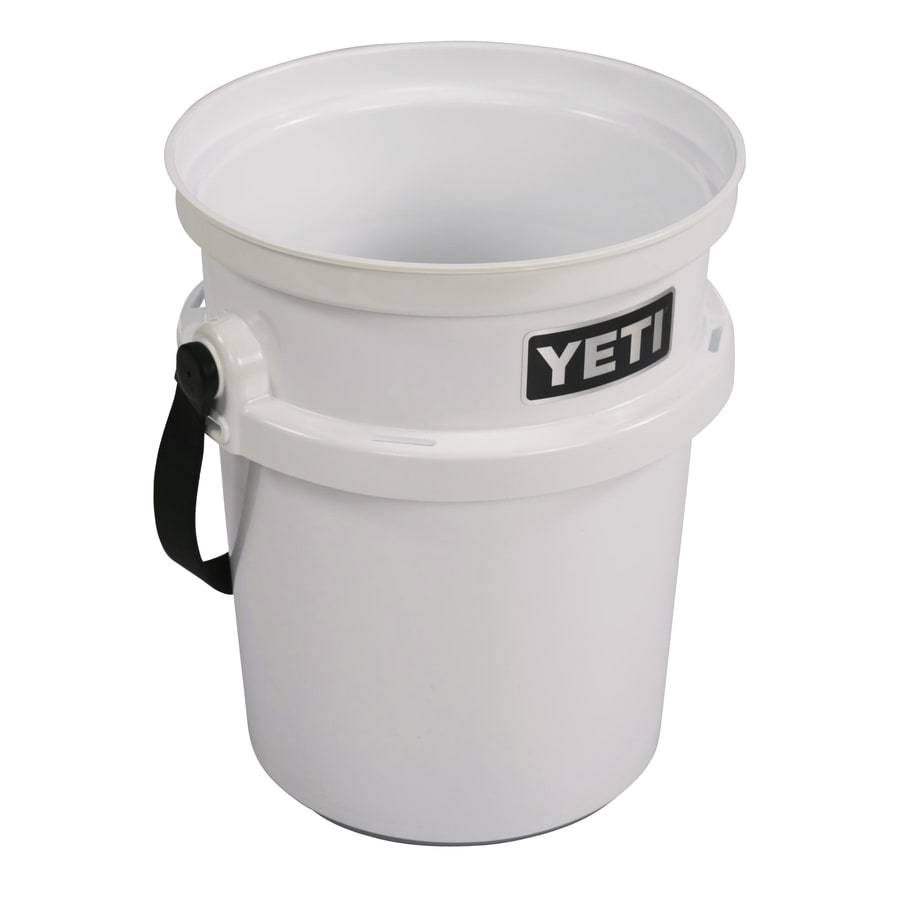 YETI LoadOut 5-Gallon White Bucket in the Gear Storage & Containers ...