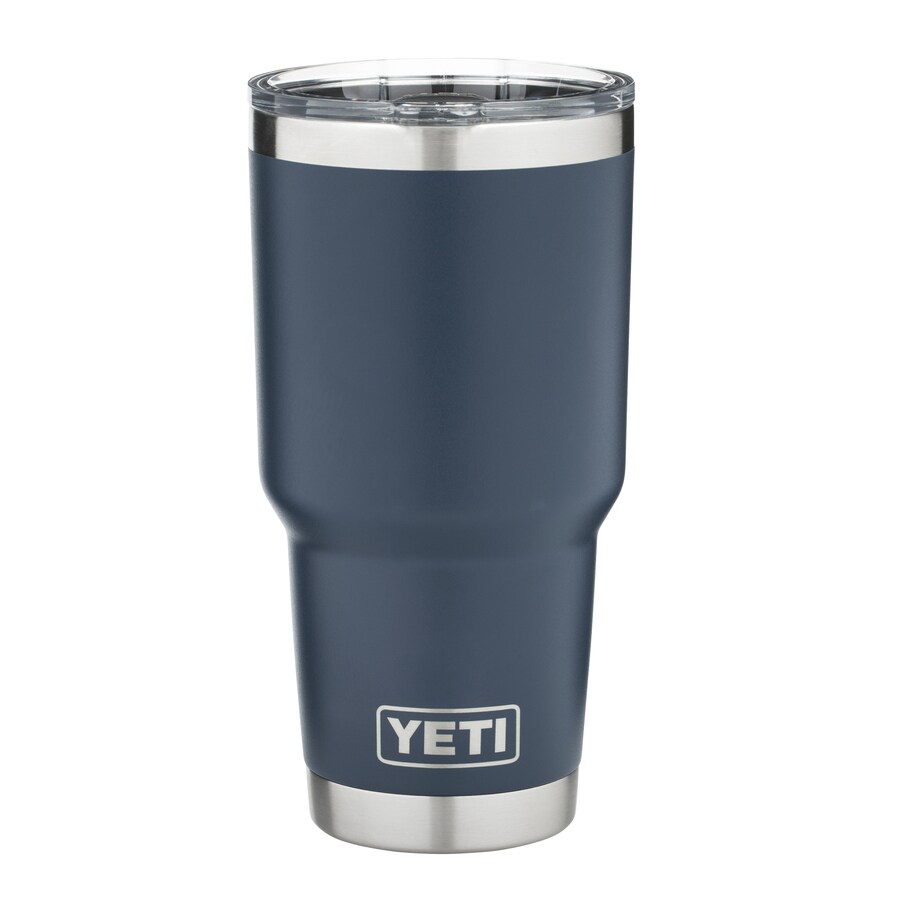 YETI Rambler 30-fl oz Stainless Steel Tumbler with MagSlider Lid, Navy ...