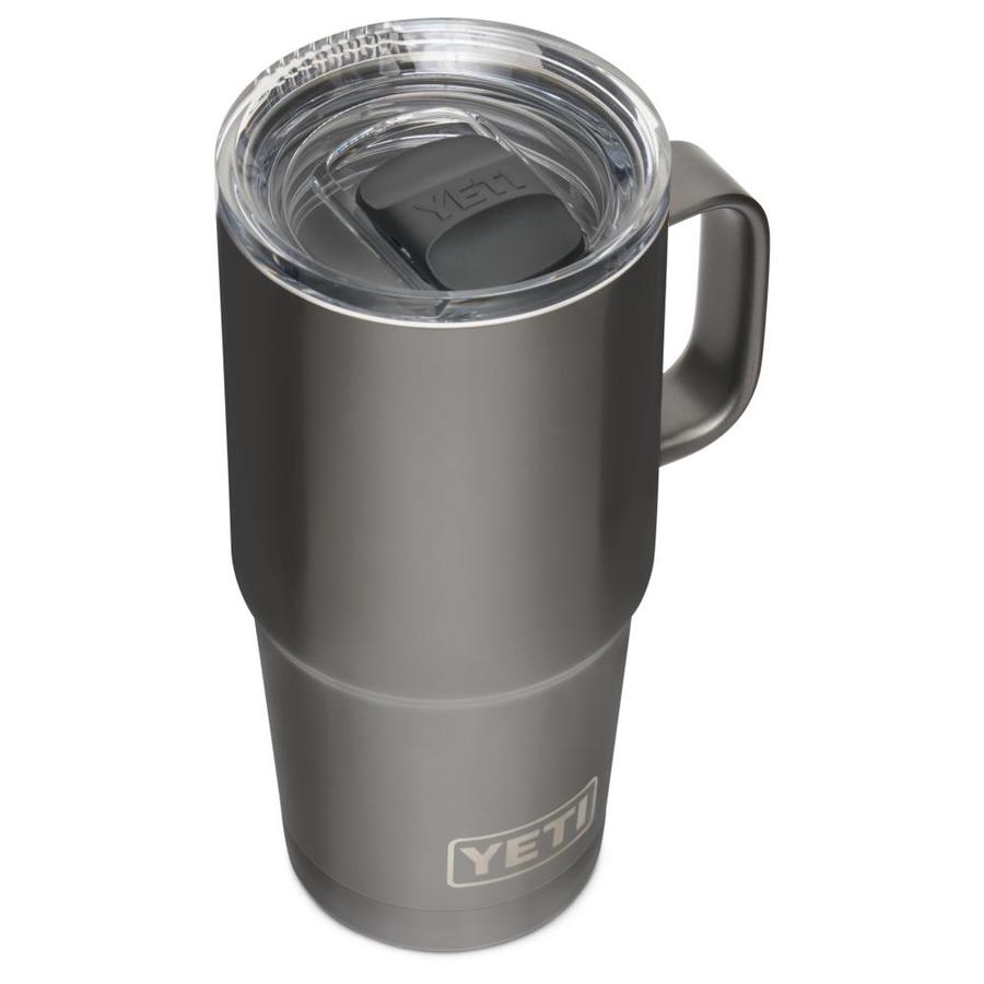 YETI Rambler 20-fl oz Stainless Steel Travel Mug in the Water Bottles ...