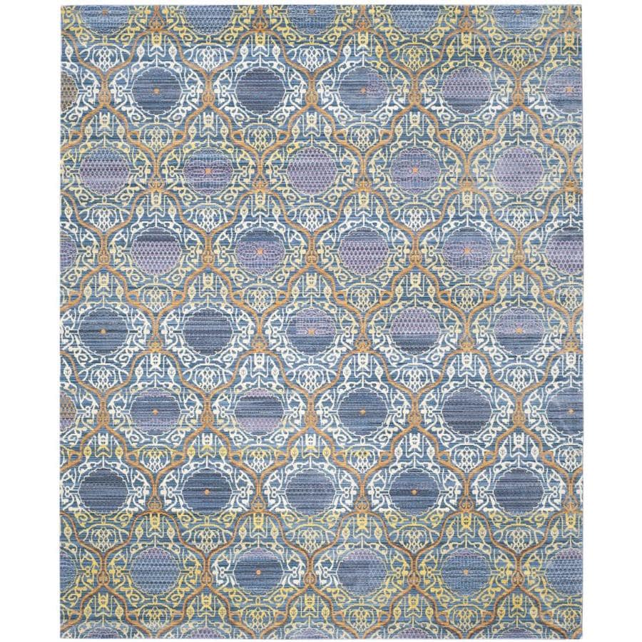 Safavieh Valencia Griffin Lavender Gold Indoor Distressed Area Rug Safavieh Valencia Griffin Lavender Gold Indoor Distressed Area Rug Common 9 X 12 Actual Ft W L