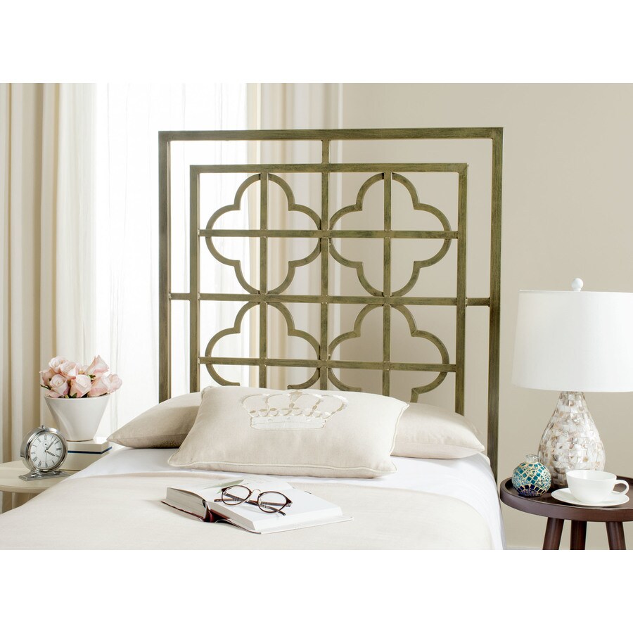 Safavieh Lucinda French Silver Twin Headboard At Lowes Com