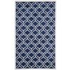 Safavieh Alona Navy/Beige Rectangular Indoor/Outdoor Machine-Made Area ...