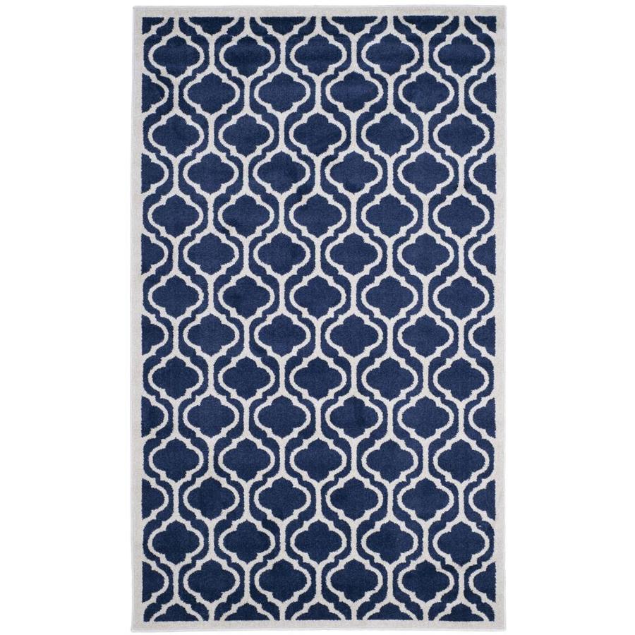 Safavieh Alona Navy/Beige Indoor/Outdoor Area Rug 5 x 8