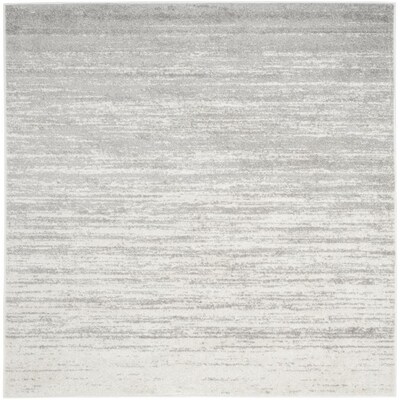 Safavieh Adirondack Sasha 6 x Ivory/Silver Square Indoor Ombre Industrial Area Rug Safavieh Adirondack Sasha 6 x Ivory/Silver Square Indoor Ombre Industrial Area Rug