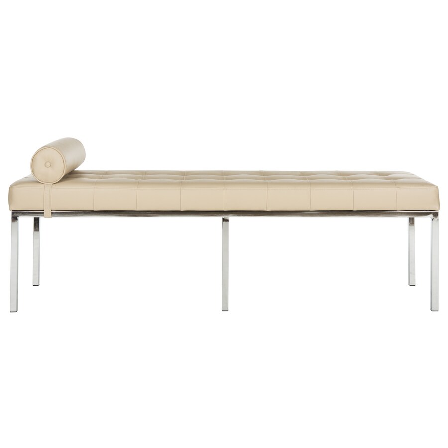 Safavieh Xavier Modern Beige Accent Bench at
