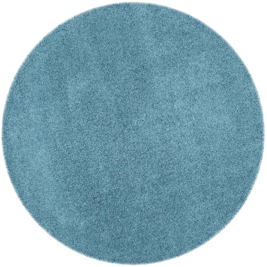 Safavieh Laguna Shag 8 X 10 Turquoise Indoor Solid Area Rug In The Rugs Department At Lowes Com