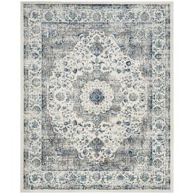 At Lowes Safavieh Evoke Savoy Gray Ivory Indoor Oriental Area Rug Common 7 X 9