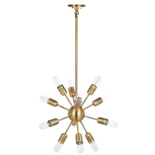 Safavieh Raging Gold Pendant Light Modern/Contemporary ...