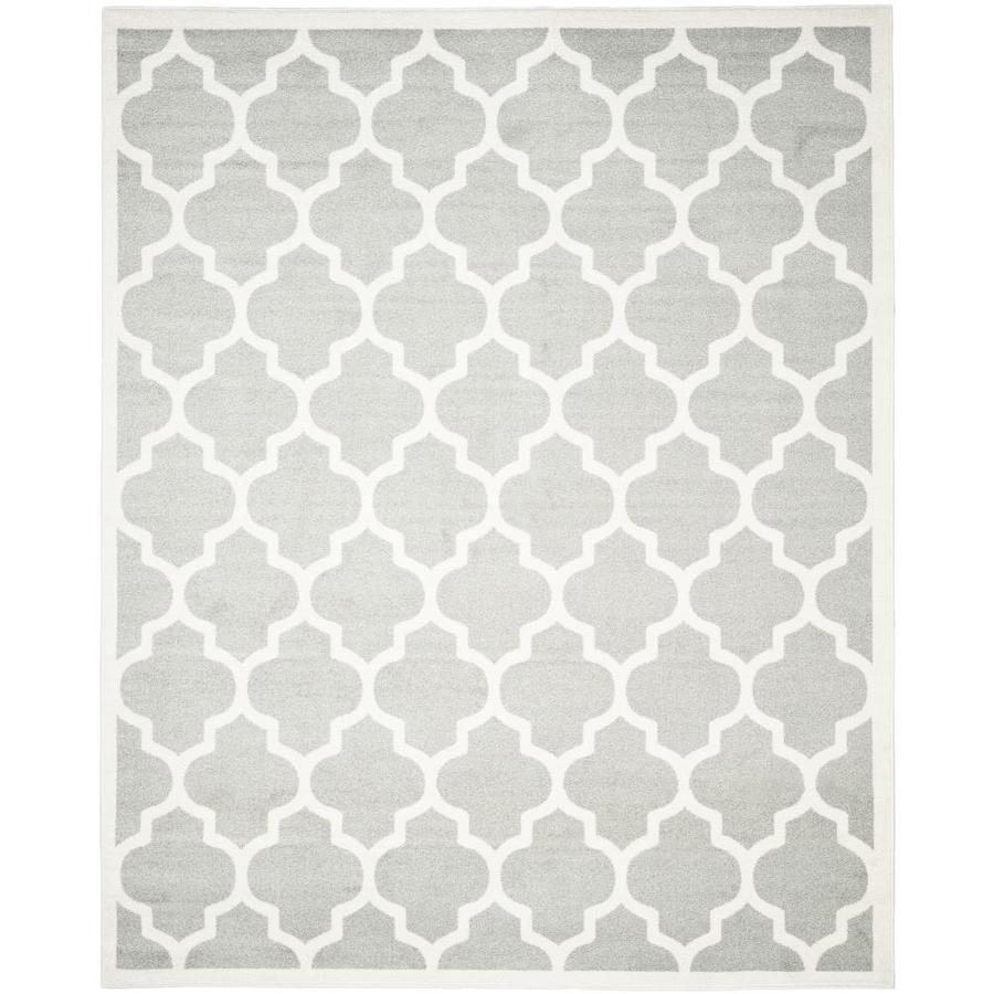 Safavieh Barret Light Gray Beige Indoor Outdoor Area Rug