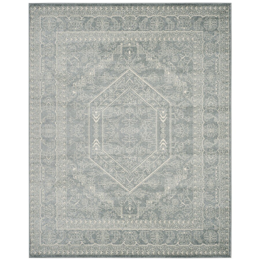 Safavieh Adirondack Herati Slate Ivory Rectangular Indoor Machine