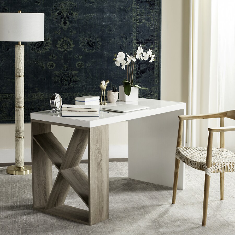 Safavieh Carlene Contemporary White Writing Desk at Lowes.com