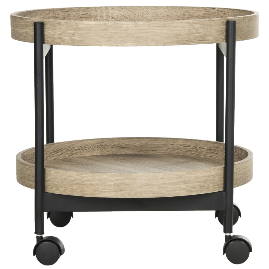Safavieh Rowley Light Oak Black Wood Casual End Table At Lowes Safavieh Rowley Light Oak Black Wood Casual End Table
