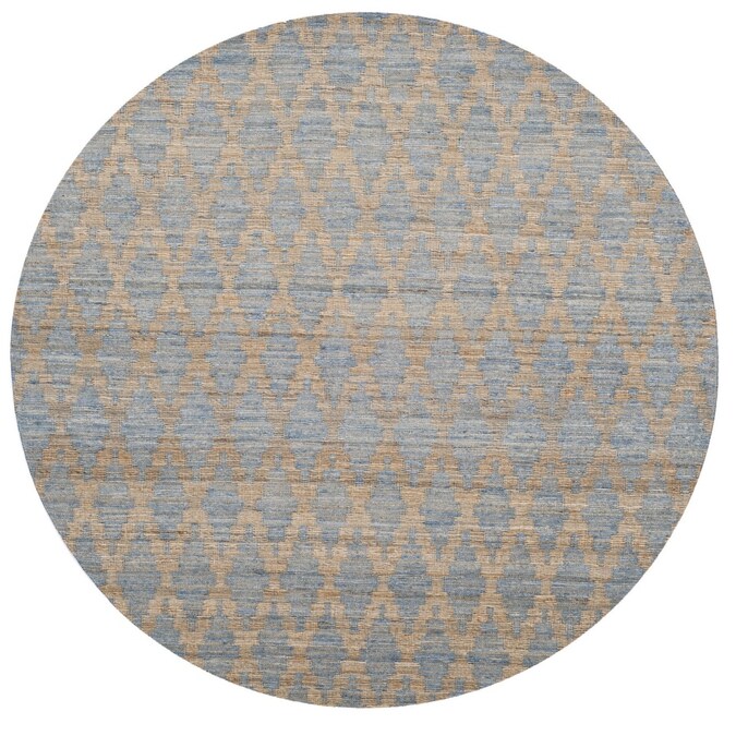 Safavieh Cape Cod Lewis 6 X Light Blue Gold Round Indoor Trellis Coastal Handcrafted Area Rug In The Rugs Department At Com - Light Blue And Gold Area Rug Safavieh Cape Cod Lewis 6 X Light Blue Gold Round Indoor Trellis Coastal Handcrafted Area Rug In The Rugs Department At Com - Light Blue And Gold Area Rug